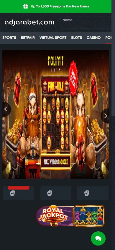 Adjarabet casino mobile