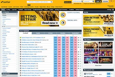 Betfair player could not play a game