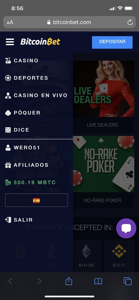 Bitcoinbet casino app