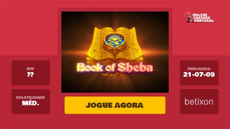 Jogar Book Of Sheba com Dinheiro Real