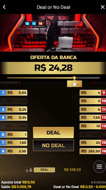 Jogar Deal Or No Deal com Dinheiro Real