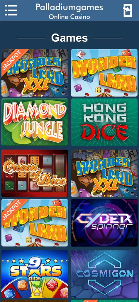 Palladium games casino mobile