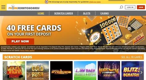 Primescratchcards casino bonus